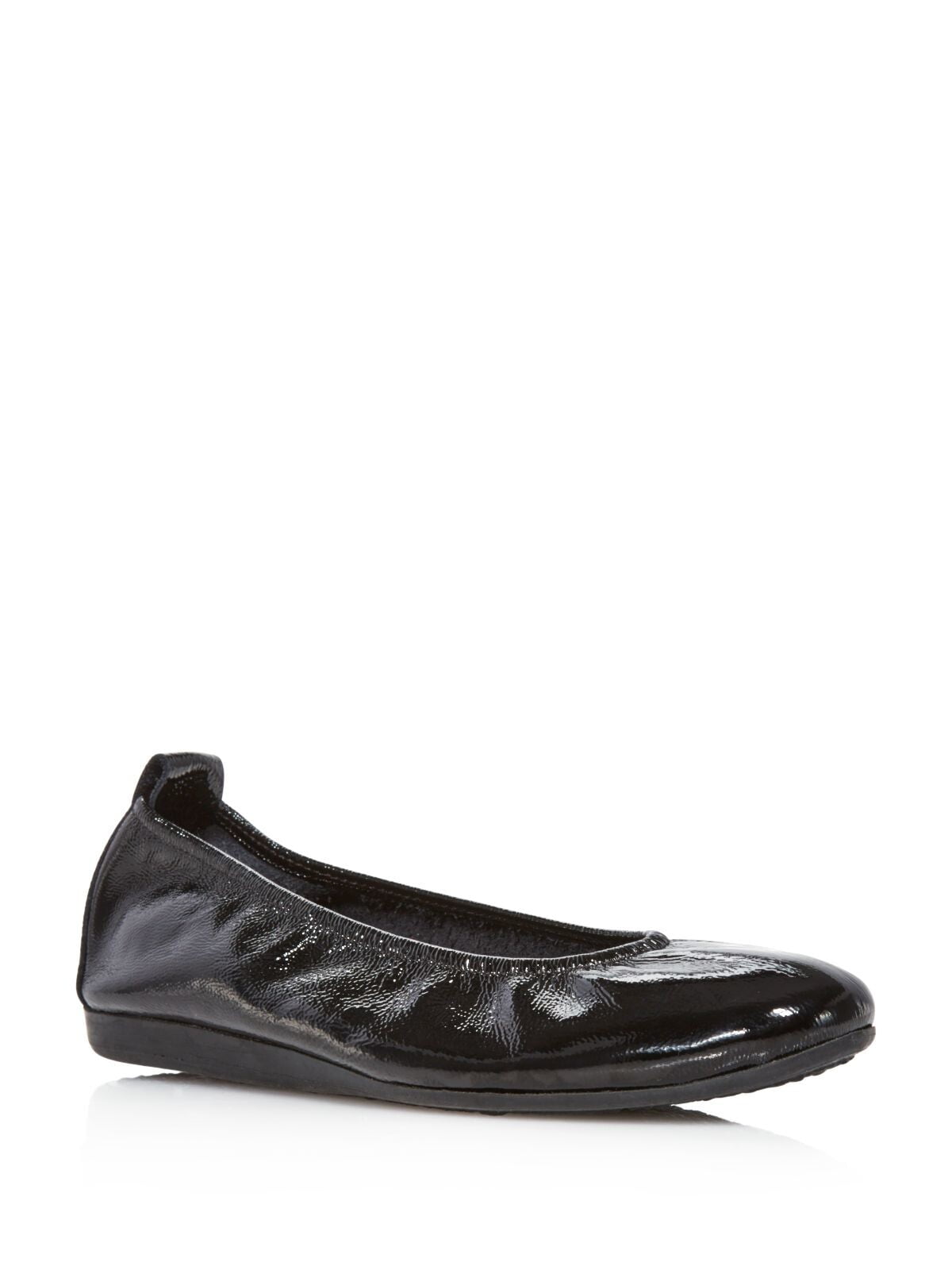 ARCHE Womens Black Pull Tab Stretch Comfort Laius Round Toe Slip