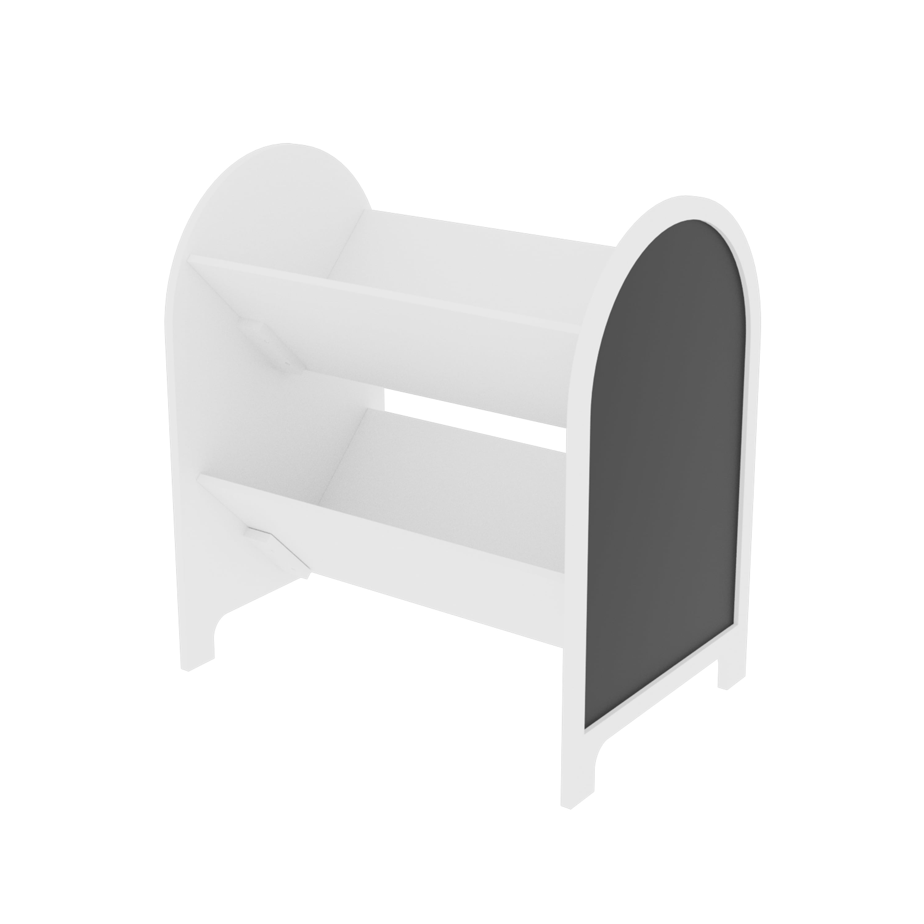 House of Happy Arched Storage Unit, White