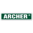 thumbnail image 1 of ARCHER Street Sign Childrens Name Room Sign | Indoor/Outdoor |  30" Wide, 1 of 5