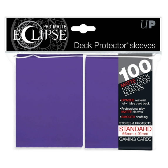Ultra PRO: Standard 100ct PRO-Matte Sleeves - Eclipse (Royal Purple)