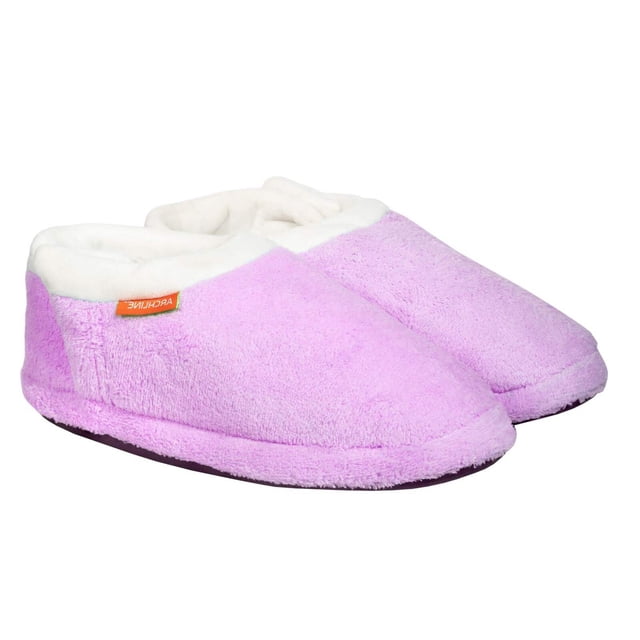 ARCHLINE Orthotic Slippers CLOSED Arch Scuffs Pain Relief Moccasins