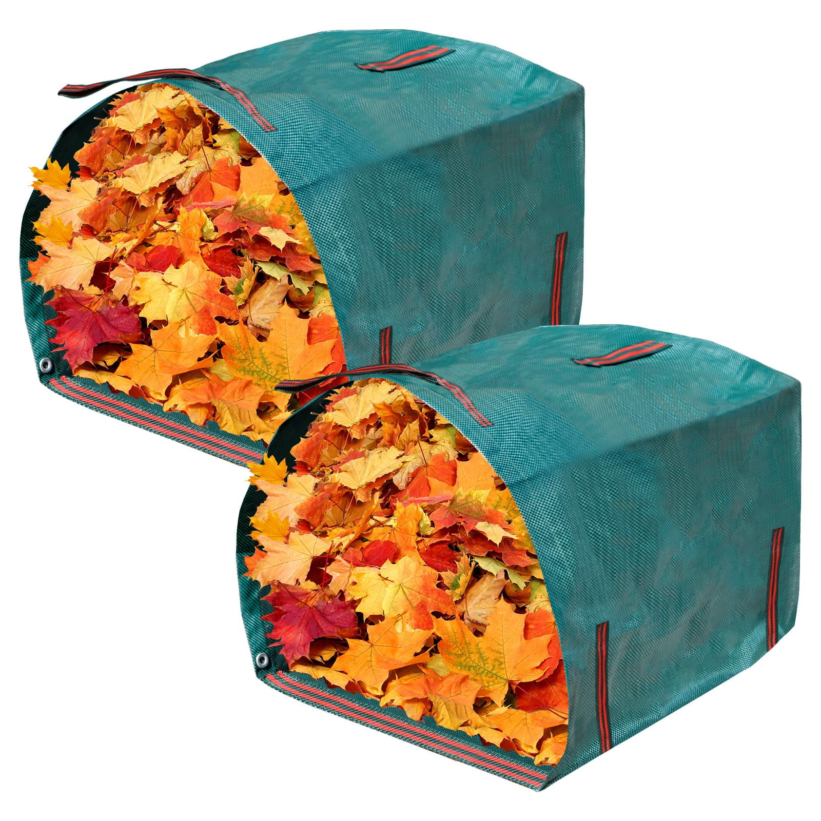 ARCITON 2Pack 53 Gallon AIF4 Reusable Yard Waste Bags Heavy Duty