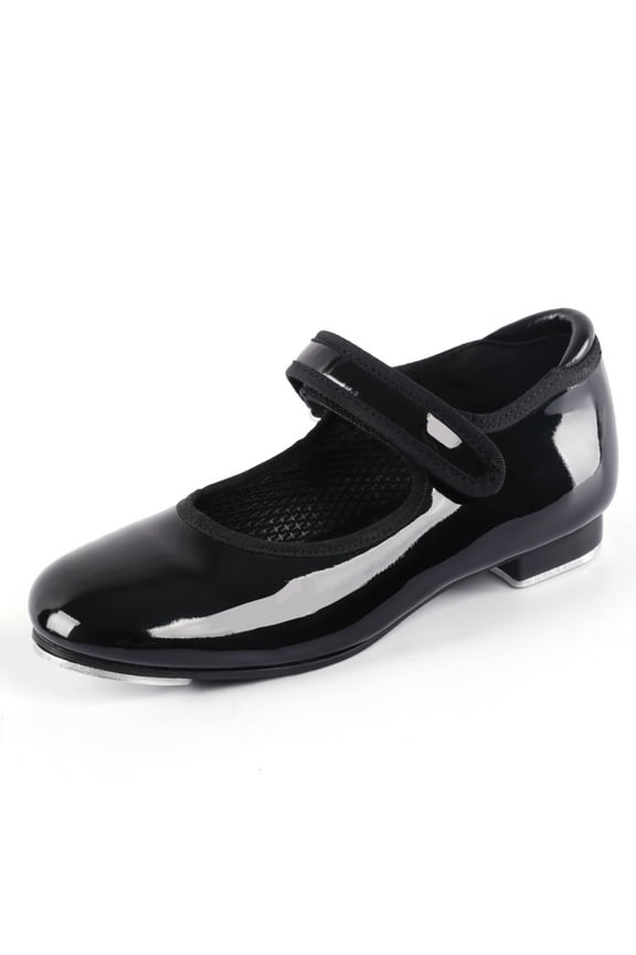 Non-Slip Easy Strap Tap Dance Shoes for Girls and Boys
