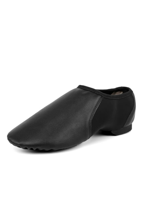PU Leather Upper Slip-on Jazz Shoes for Big Kids & Adult