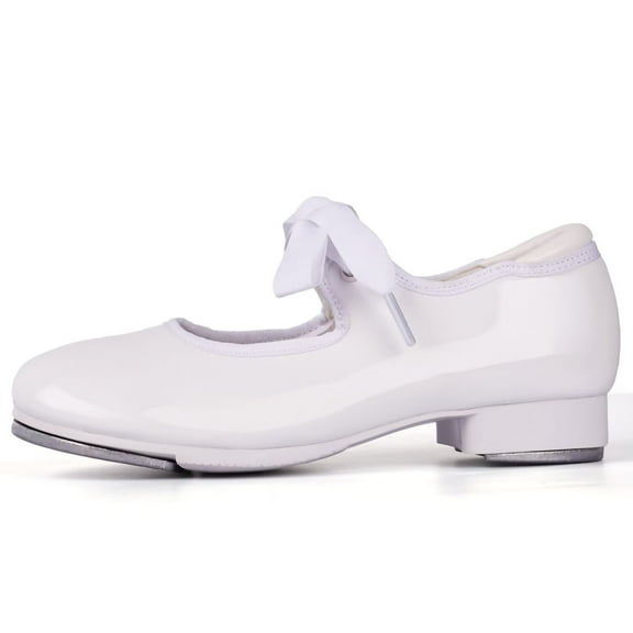 ARCLIBER PU leather Lace Up Tap Shoes for Girls and Boys