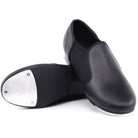ARCLIBER Unisex PU Leather Slip On Tap Shoes Dance Shoes for Woman
