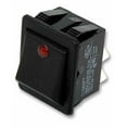 thumbnail image 1 of ARCOLECTRIC (BULGIN LIMITED) - Rocker Illuminated DPST, Spot Red, 1 of 2