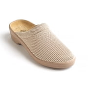 ARCOPEDICO Womens Light Beige Clog Shoes, 8-8.5 M US / 39 EU