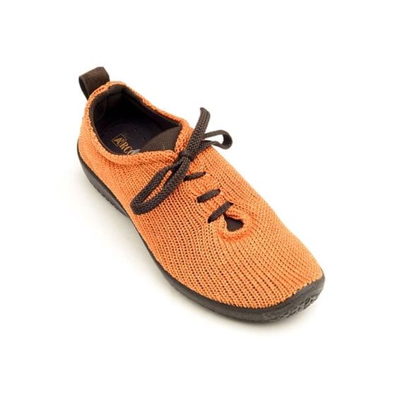 ARCOPEDICO Adult Unisex LS Knit Walking Shoes, Color: Orange, Size: 41 (US 9.5-10 M)