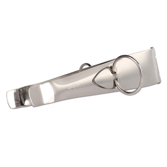 ARCOS Ham Pincers with Rings. Professional 4 inches Stainless Steel Ham Tongs. Ideal Kitchen Tool For Serving Thin Slices Of Serrano Ham, Ibérico Ham, Italian Prosciutto, And Other Cured Meats.