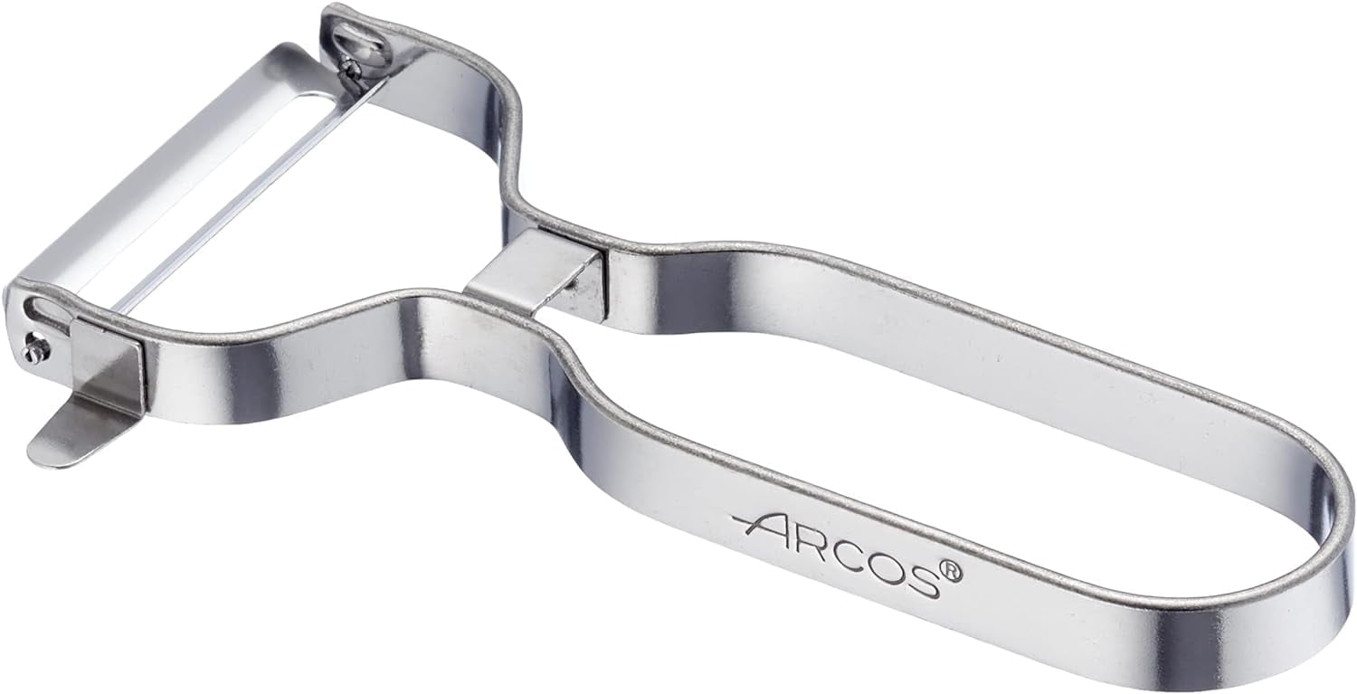 Professional 5.5 Inch Stainless Steel Silver Fruit and Vegetable Peeler