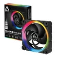 thumbnail image 1 of ARCTIC ACFAN00146A BioniX P120 A-RGB - 120 mm Pressure-Optimised Fan with A-RGB, PWM, Cooler, Fluid Dynamic Bearing, 400-2300 RPM - Black, 1 of 6
