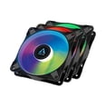 thumbnail image 1 of ARCTIC ACFAN00232A P12 PWM PST A-RGB (3 Pack) 120 mm PWM case Fan Optimized for Static Pressure 2000 RPM 3 pin Black, 1 of 17