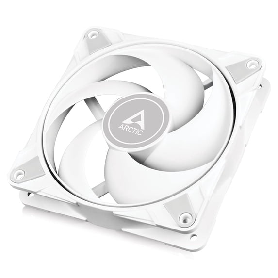 ARCTIC ACFAN00293A P12 Max 120mm Case Fan luid dynamic bearing max 3300 RPM PWM regulated - White