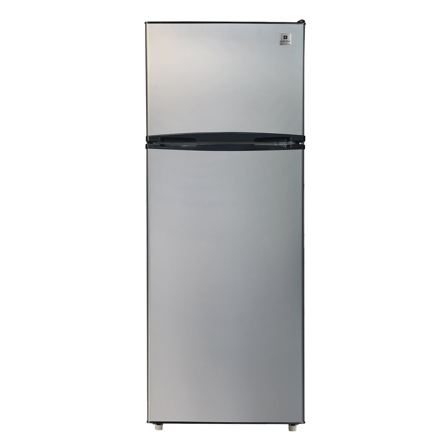 ARCTIC CHEF 7.2 Cu. Ft. Top Freezer Refrigerator in Platinum