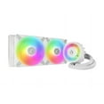 thumbnail image 1 of ARCTIC COOLING Liquid Freezer III - 280 A-RGB (White): All-in-One CPU Water Cooler with 280mm radiator and 2x P14 PWM PST A-RGB fan, compatible Intel LGA1700, 1851 and AMD AM4, AM5 - White color, 1 of 2