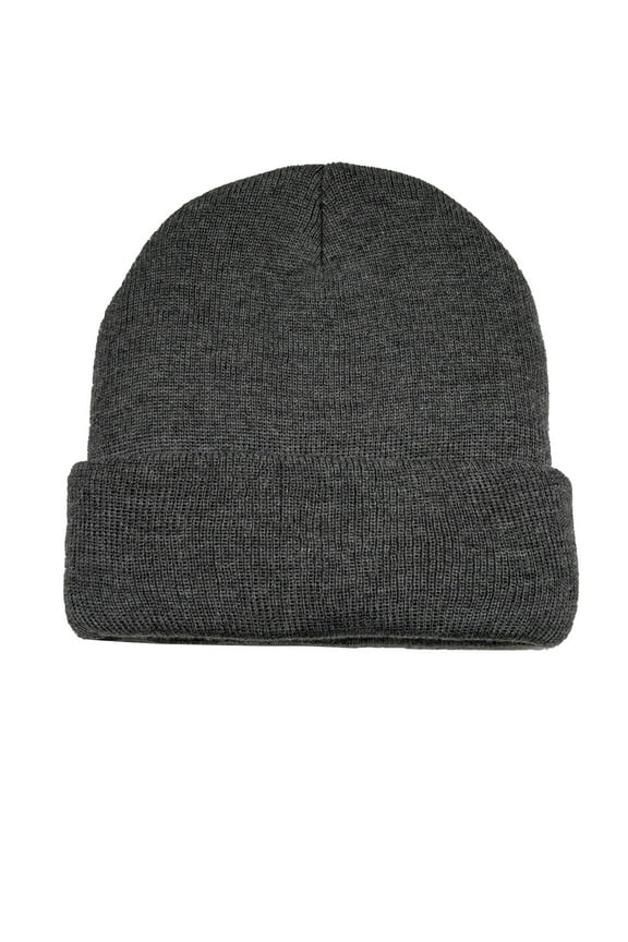 Men's Arctic Cuff Knit Beanie,Charcoal Grey Heather