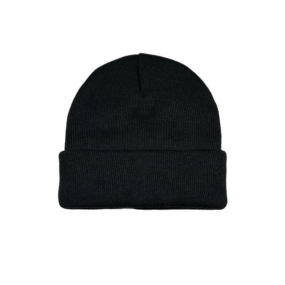 George Men's Arctic Cuff Knit Beanie,Black Soot