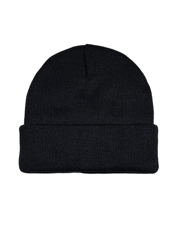 Men's Arctic Cuff Knit Beanie,Black Soot