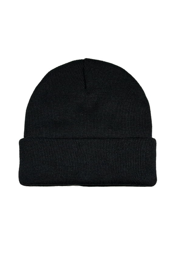 Men's Arctic Cuff Knit Beanie,Black Soot