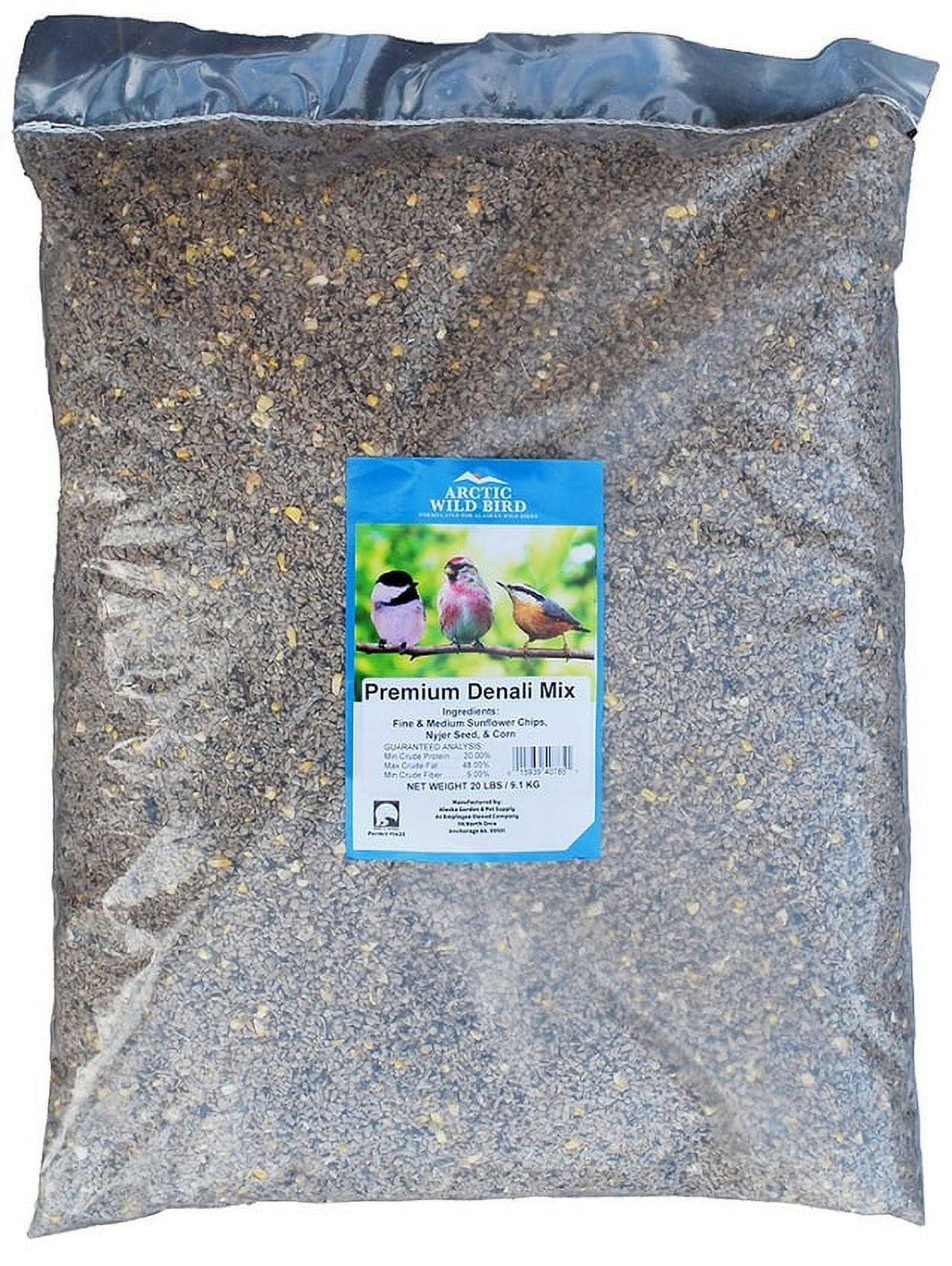 Arctic Denali Premium Mix Wild Bird Seed 20lb Bag