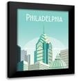 thumbnail image 1 of ARCTIC FRAME 15x18 Black Modern Framed Museum Art Print Titled - philadelphia travel poster, 1 of 5