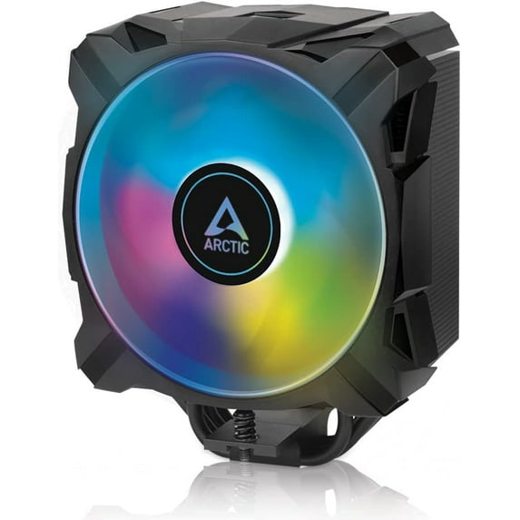 ARCTIC Freezer A35 A-RGB - Single Tower CPU Fan with A-RGB, AMD Specific, Pressure Optimized 120 mm P-Fan, 200-1700 RPM, 4 Heat Pipes, incl. MX-5 Thermal Paste - Black