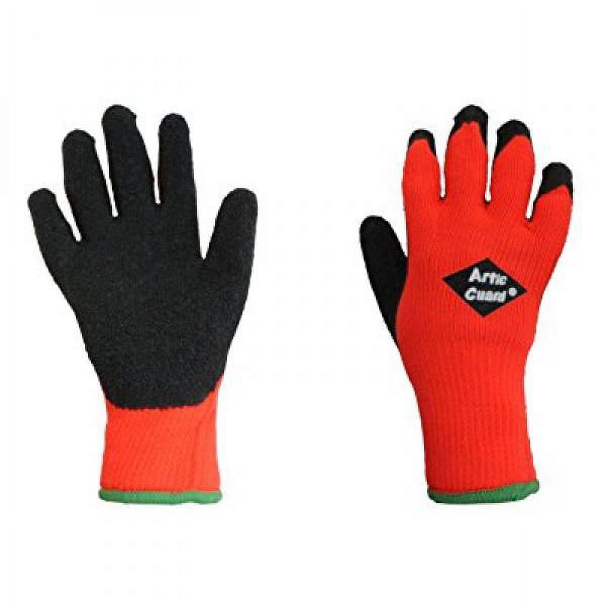 Ansell Edmont Cold Weather Gloves 10 Hi Viz Orange Winter Monkey Grip 205309