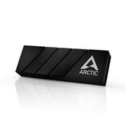 ARCTIC M2 Pro Heatsink Cooler for M.2 2280 SSD, with ARCTIC TP-3 Thermal Pads, Compatible with PC and Gaming Consoles for Dual and Single-Sided SSDs Black Model ACOTH00001A