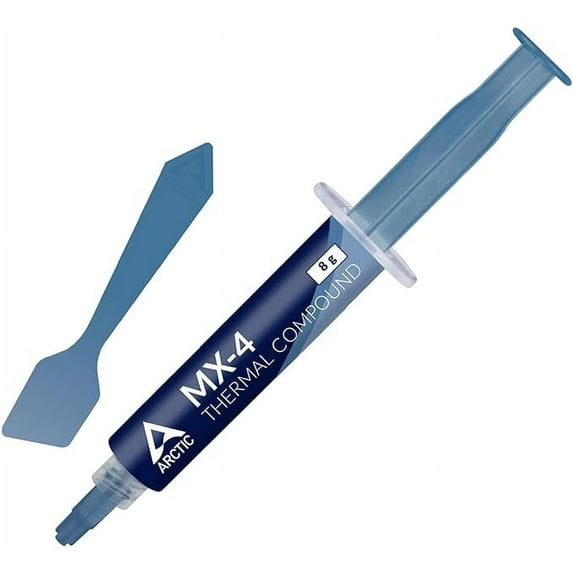 ARCTIC MX-4 (incl. Spatula, 8 g) - Premium Performance Thermal Paste for All Processors (CPU, GPU - PC), Very high Thermal Conductivity, Long Durability, Safe Application, CPU Thermal Paste