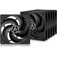thumbnail image 1 of ARCTIC P12 (5 Pack) - PC Fans, 120mm Case Fan, Pressure-optimised, Quiet Motor, Computer, Fan Speed: 1800 RPM - Black, 1 of 6