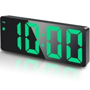 ARCTICICE LED Digital Clock with 5 Setting Modes, USB & Battery Powered Sunrise Alarm Clock for Bedroom Home Decor Teen Boy Girl Gifts, Blue Light