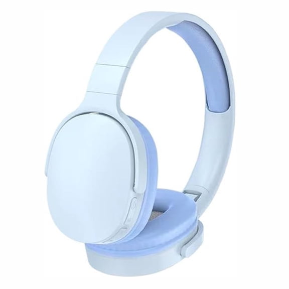 ARCTICICE Over Ear bluetooth Headphones Support Card Insertion Wired and Wireless, 10H Playtime HiFi Gaming Headset for PC Mobile Phone, Blue