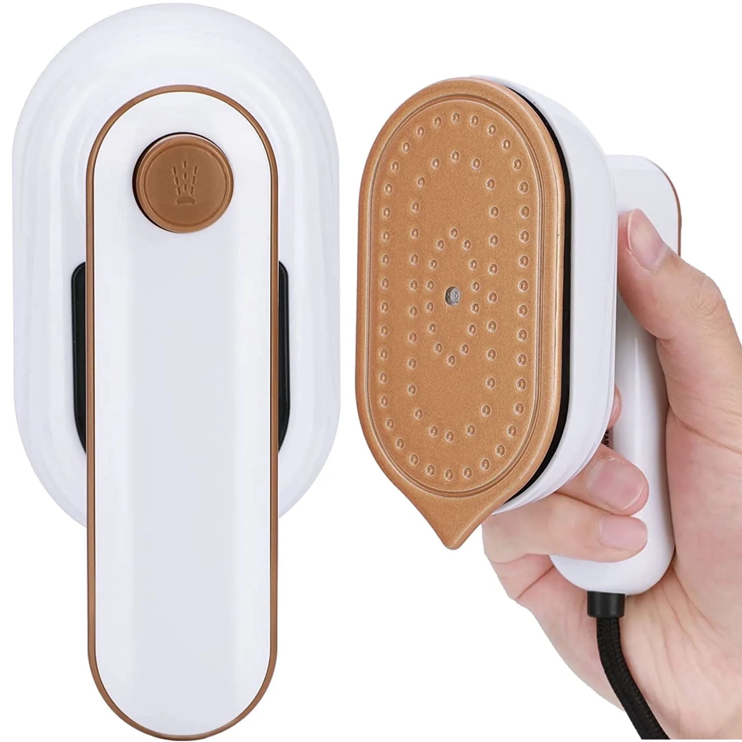 ARCTICICE Portable Garment  with Wet Dry Ironing 180° Rotable Handle 970W Steamer for Clothes, White