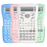 ARCTICICE White Scientific Calculator, 2-Line Portable Function Calculator for School College