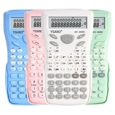 ARCTICICE White Scientific Calculator, 2-Line Portable Function Calculator for School College