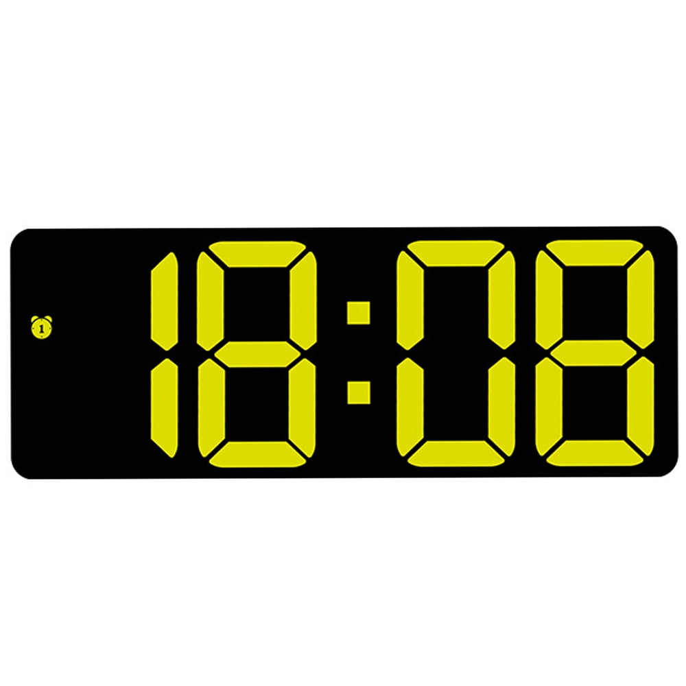 ARCTICICE LED Digital Clock with 5 Setting Modes, USB & Battery Powered Sunrise Alarm Clock for Bedroom Home Decor Teen Boy Girl Gifts, Yellow Light