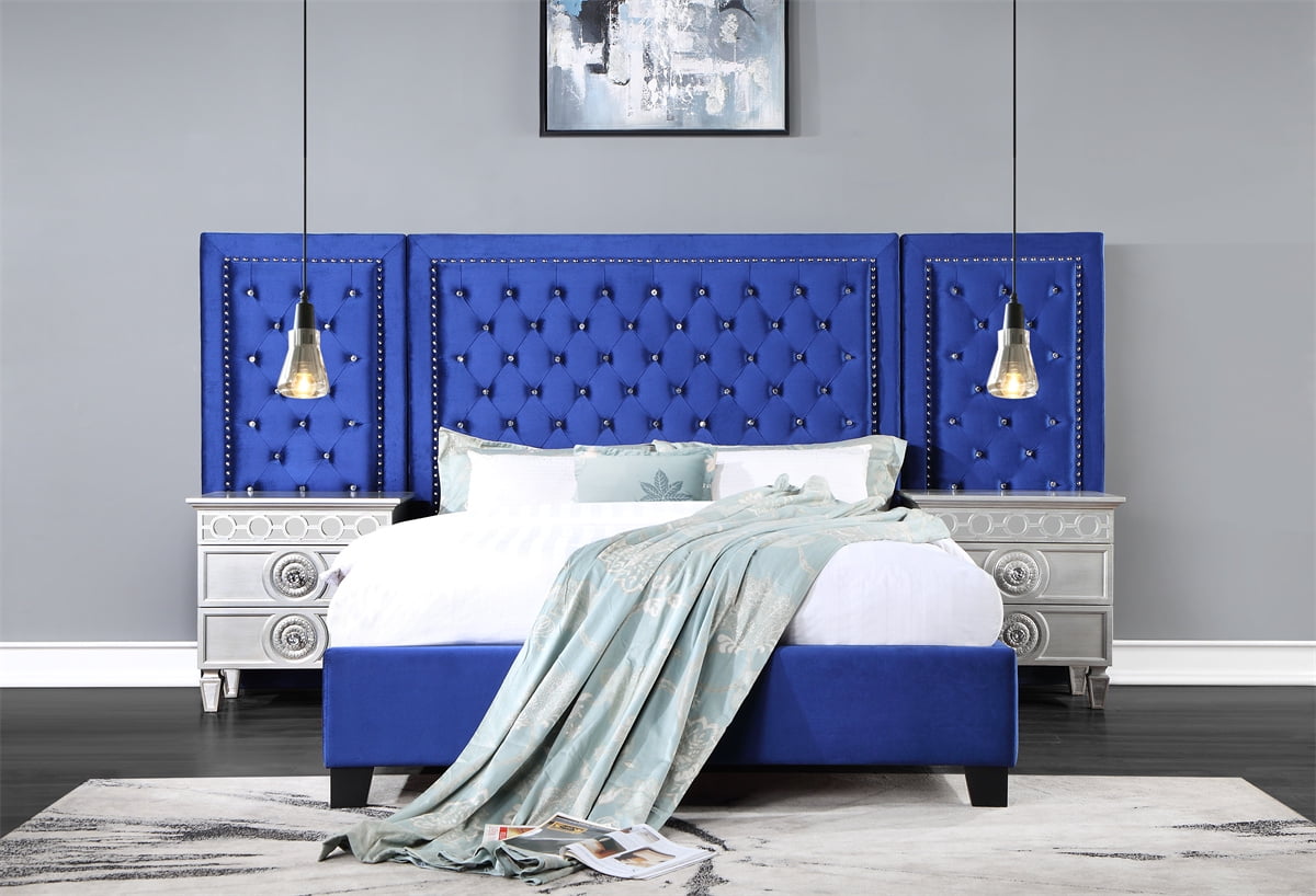 Oversized sale upholstered bed