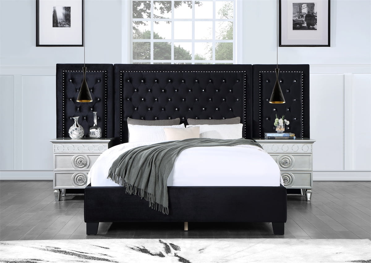 Oversized sale upholstered bed