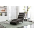thumbnail image 1 of ARCTICSCORPION Massage Recliner Chaise Chair, Upholstered Lounge Indoor Chair, Lazy Sofa Chair with Backrest for Teens and Adults, Modern Long Lounger for Office Bedroom Living Room, Dark Gray, 1 of 7