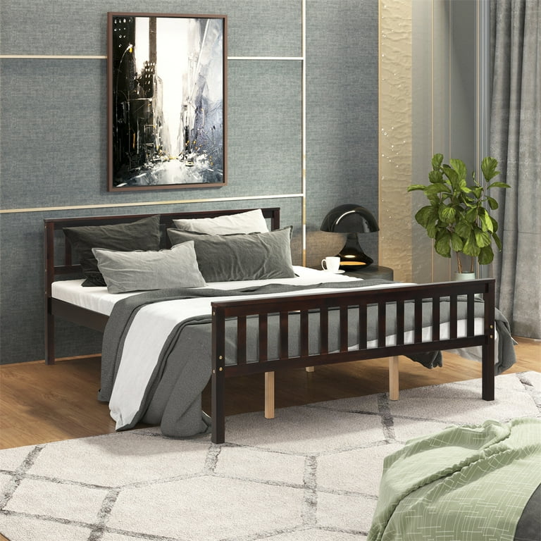 Bed frame store with long legs