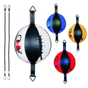 ARD CHAMPS Leather Double End Dodge Speed Ball MMA Boxing Floor to Ceiling Punch Bag