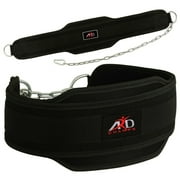 ARD CHAMPS? Weight Lifting Belt/ Neoprene Belt/ Exercise Belt With Heavy Chain Black