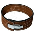thumbnail image 1 of ARD CHAMPS™ Weight Power Lifting Leather Lever Pro Belt Gym Training Brown Large, 1 of 4