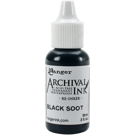 ARD2-51091 Designer Series Archival Re-Inkers - 0.5 oz., Black Soot