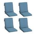 thumbnail image 1 of ARDEN 4-Pack Outdoor Patio Dining Chair Cushion, 20x44, Rain-Proof Seat Pad, Fade-Resistant Outdoor Cushion French Blue Texture, 1 of 10