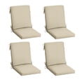 thumbnail image 1 of ARDEN 4-Pack Outdoor Patio Dining Chair Cushion, 20x44, Rain-Proof Seat Pad, Fade-Resistant Outdoor Cushion Tan Leala, 1 of 13