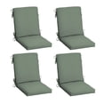 thumbnail image 1 of ARDEN 4-Pack earthFIBER Outdoor Patio Dining Chair Cushion, 20x44, Rain-Proof Seat Pad, Fade-Resistant Outdoor Cushion Sage Green Texture, 1 of 10