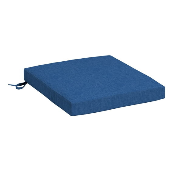 ARDEN Basics Outdoor Seat Pad Cushion, 17 x 17, Rain-Proof and Fade Resistant, Cobalt Blue Mila