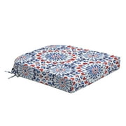 ARDEN Foam Outdoor Round Back Seat Cushion Kit, 20 x 19, made with ProFoam, Rain-proof, Fade Resistant, Clark Blue